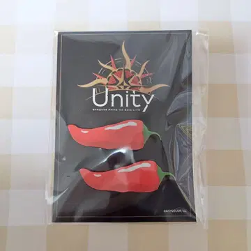 미에다 아키나 1st LIVE 고추 아크릴 헤어핀 Unity 니지산지