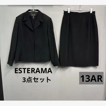ESTERAMA 상복 예복 블랙 포멀 수트 13AR 3개 세트