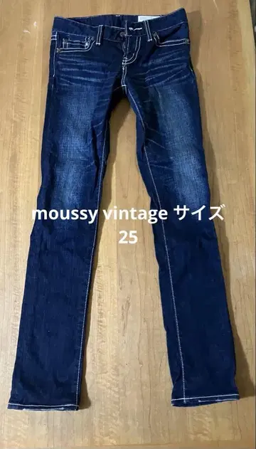 moussy 빈티지 로우라이즈 스키니 데님 사이즈 25