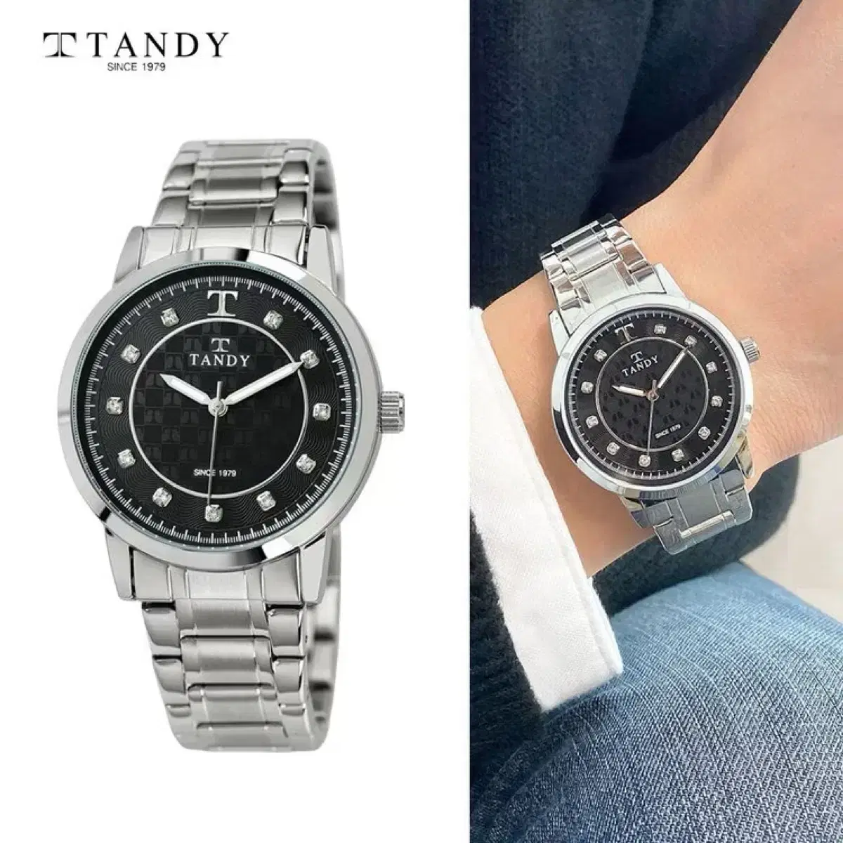 Tandy Signature Swarovski Quartz Men's Watch