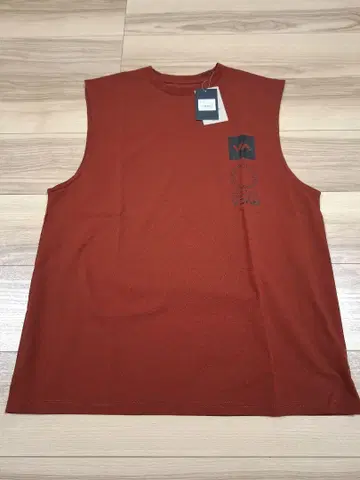RVCA 루카 M 사이즈 슬리브리스 빨간색