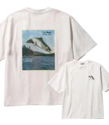 L.L.Bean 1980 봄/여름 카탈로그 트라우트 티셔츠