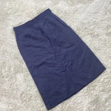 매킨토시 철학 데님 타이트 스커트 사이드 지퍼