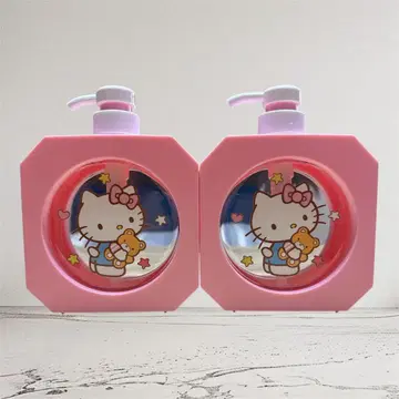 산리오풍 로션 보틀 리필 용기 500ml 키티 펌프 보틀