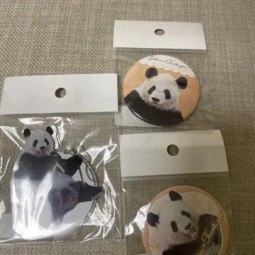 신출 어드벤처 월드 사이하마 캔뱃지 아크릴 스탠드 팬더