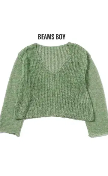 미사용 빔즈 보이 U넥 빅 풀오버 BEAMS BOY