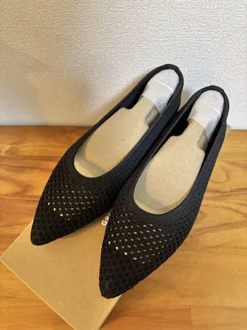 그리 라벨 릴랙싱 스틸레토 플랫 슈즈 22.5cm
