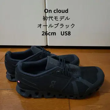 on cloud 올 블랙 US8 26cm 1세대 클라우드 컨디션 최상