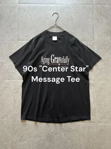 90s USA good print Message Tee 메시지 티셔츠