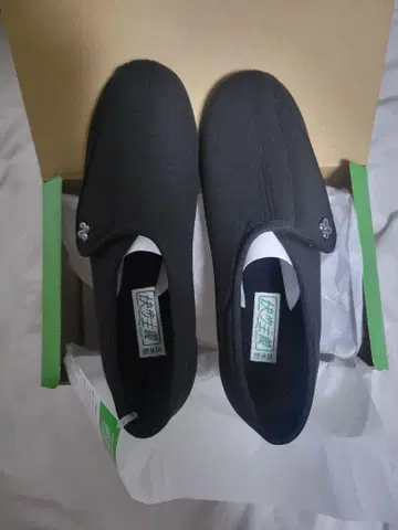 미사용 새상품 간호 신발 쾌보주의 블랙 23.5cm