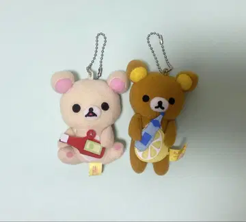 리락쿠마 코리락쿠마 볼 체인 봉제 인형 키링