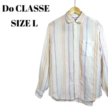 Do CLASSE 두클라쎄 린넨 셔츠 린넨 100% 남성용 L 사이즈