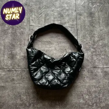 archive grunge quilting shoulder bag y2k
