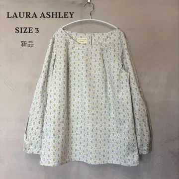 새상품 LAURA ASHLEY 로라 애슐리 플라워 코튼 블라우스