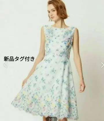 새상품 토카 SINGING FLOWERS 싱잉 플라워즈 드레스 원피스