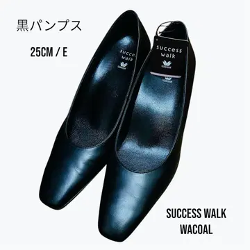SUCCESS WALK WACOAL 와코루 블랙 펌프스 25CM 새상품급