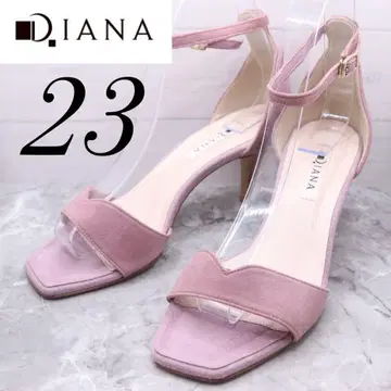 Diana 다이애나 앵클 스트랩 샌들 23 스웨이드 퍼플