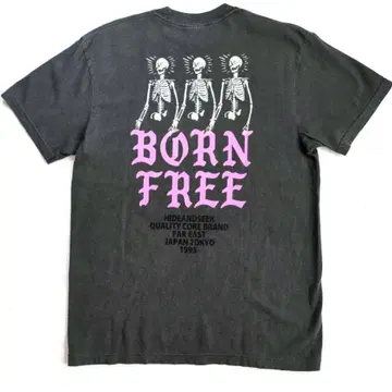 H&S D-BLACK M S/S Tee 미사용 티셔츠 하이드 앤 시크