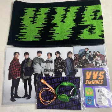 SixTONES VVS 머플러 타월 러버 밴드 등 묶음 판매