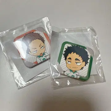하이큐 캔뱃지 마쓰카와 이치시즈카 하나마키 타카히로