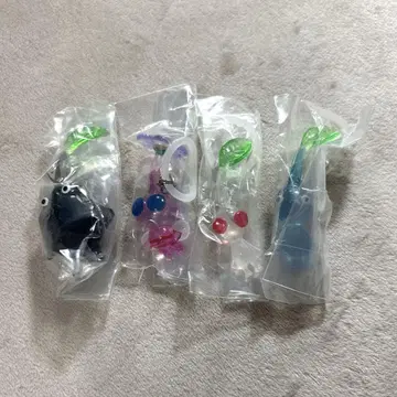 피크민 메지루시 액세서리 바위 깃털 화이트 파랑