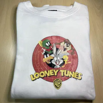 LOONEY TUNES 루니툰 긴팔 로고 자수 L 사이즈