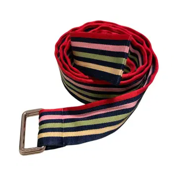 Brooks Brothers 브룩스브라더스 스트라이프 리본 벨트 M