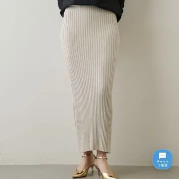 Whim Gazette 니트 핏 스커트 36 미사용