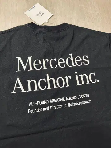 Mercedes Anchor inc. 택 포함 새상품 포켓 T