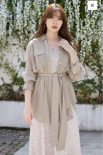 herlipto 코튼 블렌드 비올 시어 셔츠