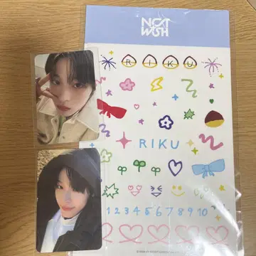 NCT WISH 리쿠 트레이딩 카드 스티커 MD