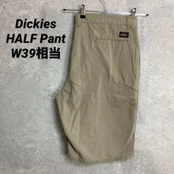 디키즈 카키 하프 팬츠 치노 팬츠 구제 의류 W39 상당