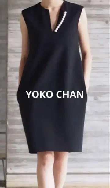 YOKOCHAN 요코짱 펄 원피스 블랙 38