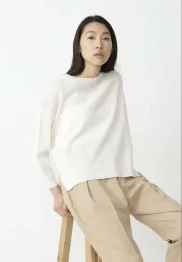 미사용 새상품! 휴먼 우먼! 미들 게이지 기마 풀오버