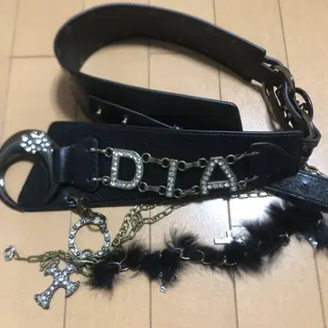 d.i.a. 다이아 문 벨트 블랙 체인