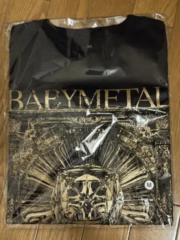 BABYMETAL THE ONE TEE 2025 M 골드