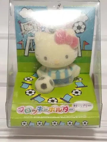 미사용 헬로키티 플로키 홀더 축구 2000년 헤이세이 레트로