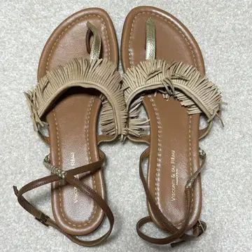 GALLARDAGALANTE 프린지 플랫 샌들 미사용