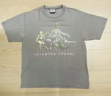 throwing copper, 페이드, 티셔츠, 밴딩 티, 빈티지 90S