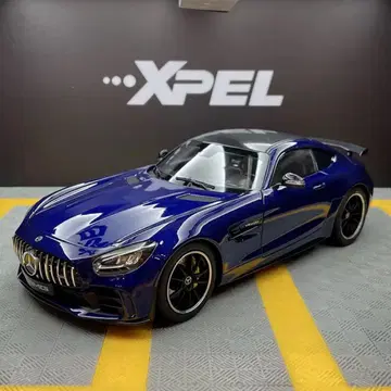 메르세데스 벤츠 gt-r amg 블루 미니카 1/18 노레브