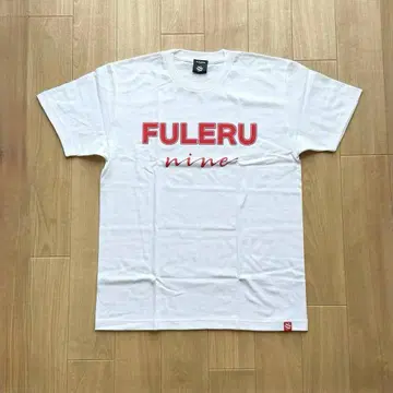 티셔츠 전면 로고 프린트 L 화이트 [FULERU NINE]