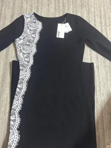JENNE 블랙 롱 원피스 M 사이즈