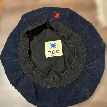 일본제 GDC 자수 로고 코듀로이 베레모 네이비 기무라 타쿠야