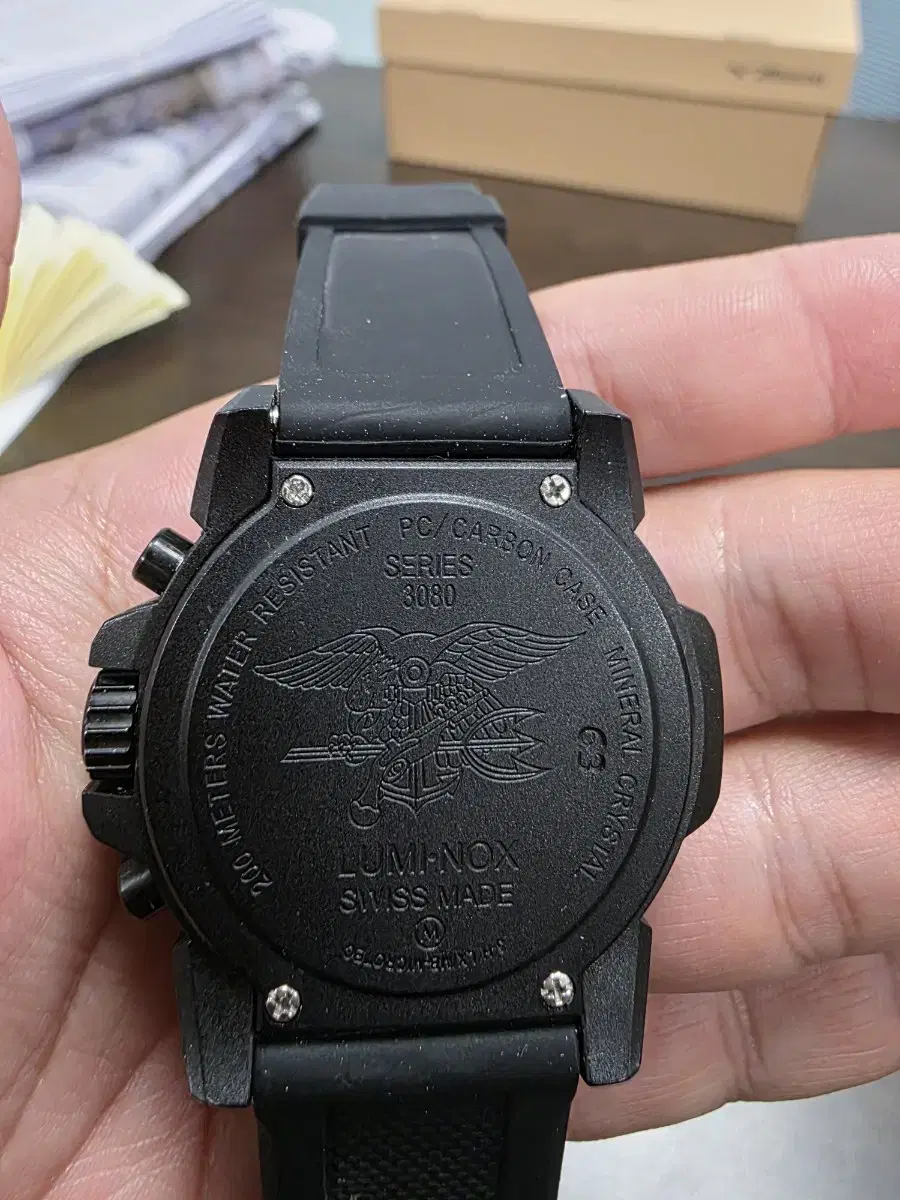 Luminox Blackout Chronograph Watch