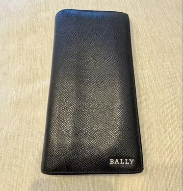 BALLY 장지갑 콘티넨탈 지갑 가죽 블랙