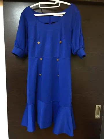 GRAZIA 파랑 플레어 드레스