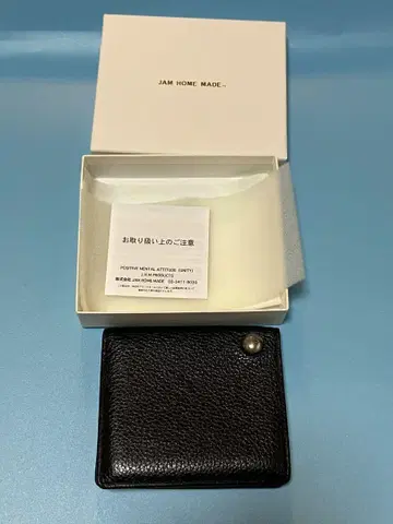 JAM HOME MADE 두겹 지갑 REIWA 블랙