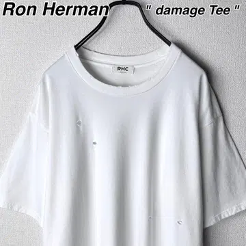 Ron Herman RHC 데미지 가공 티셔츠 컷소 론 헤르만