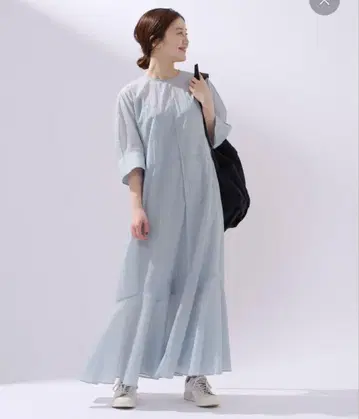 IENA 에어 나일론 시어 원피스 새상품