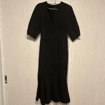 미사용 블랙 롱 원피스